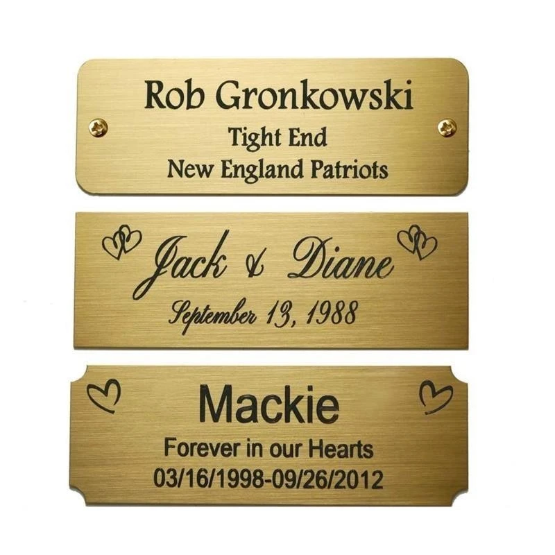 UV Printing Metal Nameplate factory